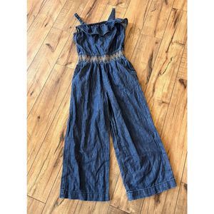 Cat & Jack Blue Denim Jumpsuit